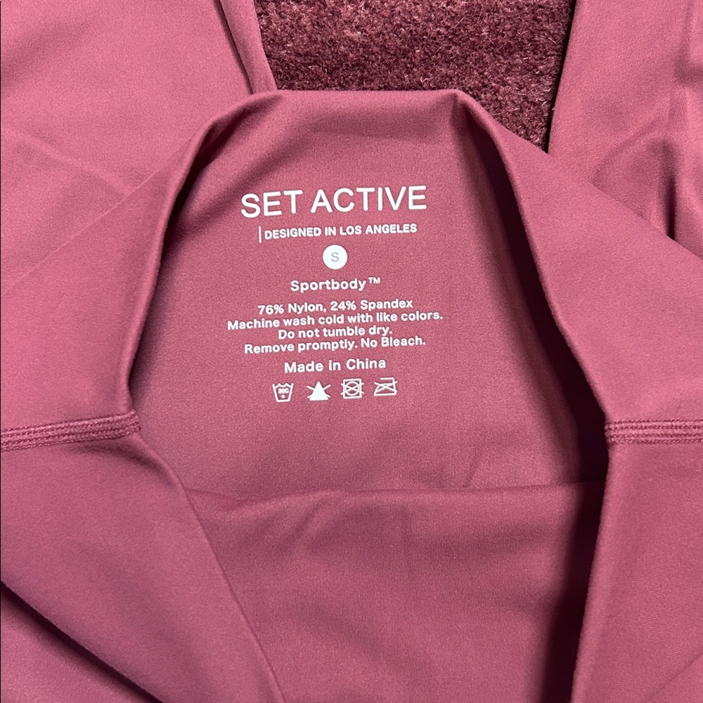 SET Active Sportbody Sporty High-Rise Leggings Size S - Picture 5 of 6